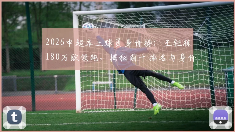 2026中超本土球员身价榜：王钰栋180万欧领跑，揭秘前十排名与身价走势分析